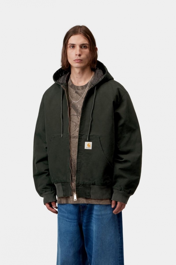 Carhartt OG Active Jacket - Rabe, Steinleinwand Carhartt OG Active Jacket - Rabe, Steinleinwand