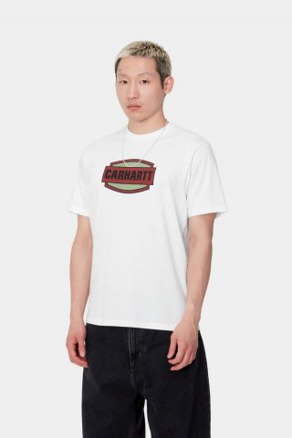 Carhartt S/S Press Script T-Shirt - Weiß Carhartt S/S Press Script T-Shirt - Weiß
