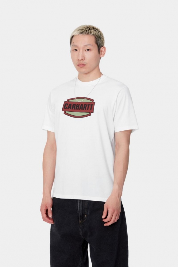 Carhartt S/S Press Script T-Shirt - Weiß Carhartt S/S Press Script T-Shirt - Weiß