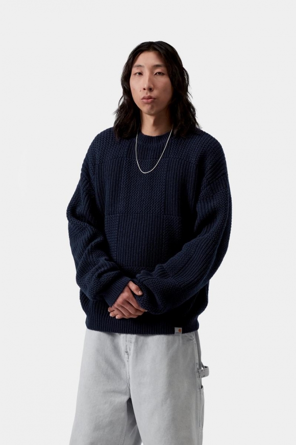 Carhartt Bishop Sweater - Dunkles Marineblau Carhartt Bishop Sweater - Dunkles Marineblau