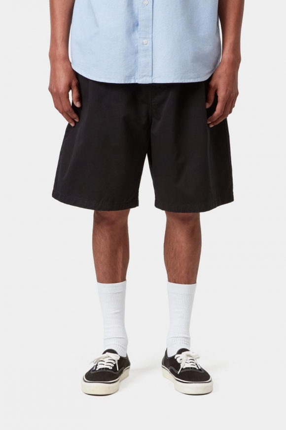 Carhartt Marv Short - Schwarz, Stonewashed Carhartt Marv Short - Schwarz, Stonewashed