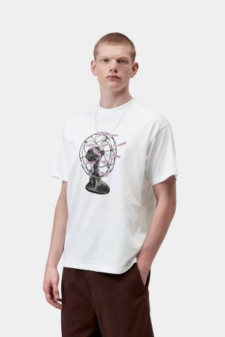 Carhartt S/S Fan T-Shirt - Weiß Carhartt S/S Fan T-Shirt - Weiß