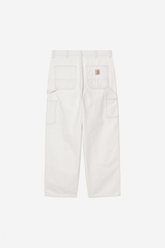 Carhartt Mercer Single Knee Pant - Mercer Stripe, Graphit/Wachs, gebleicht Carhartt Mercer Single Knee Pant - Mercer Stripe, Graphit/Wachs, gebleicht