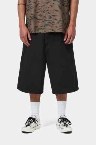 Carhartt OG Single Knee Short - Schwarz, gespült Carhartt OG Single Knee Short - Schwarz, gespült