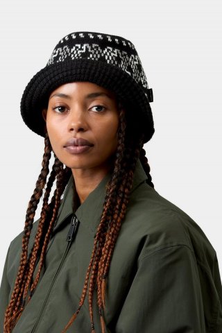 Carhartt Bricky Man Knitted Bucket Hat - Schwarz Carhartt Bricky Man Knitted Bucket Hat - Schwarz