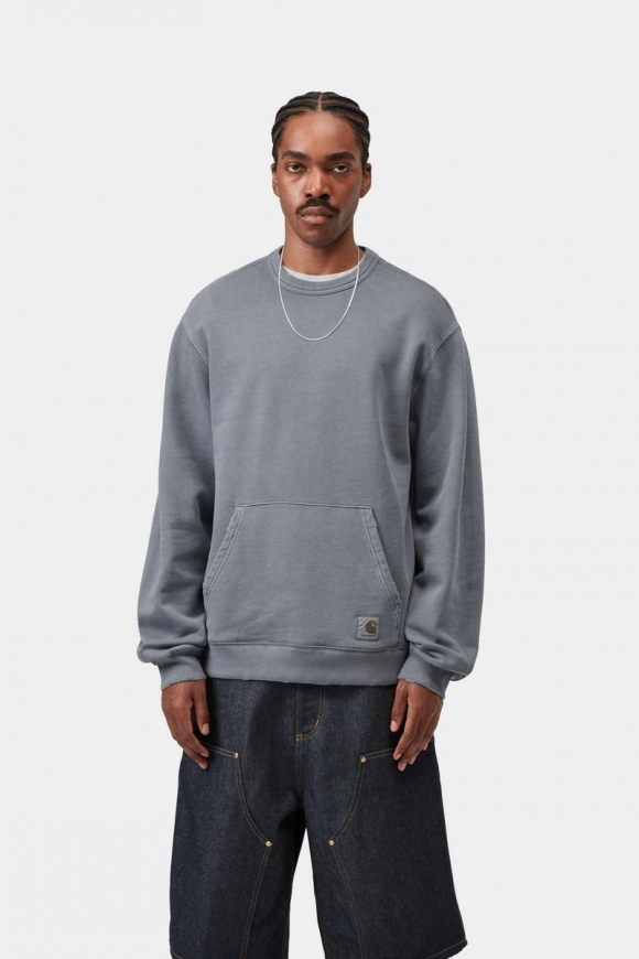 Carhartt Torion Sweatshirt - Büroblau, Grind-Waschung Carhartt Torion Sweatshirt - Büroblau, Grind-Waschung