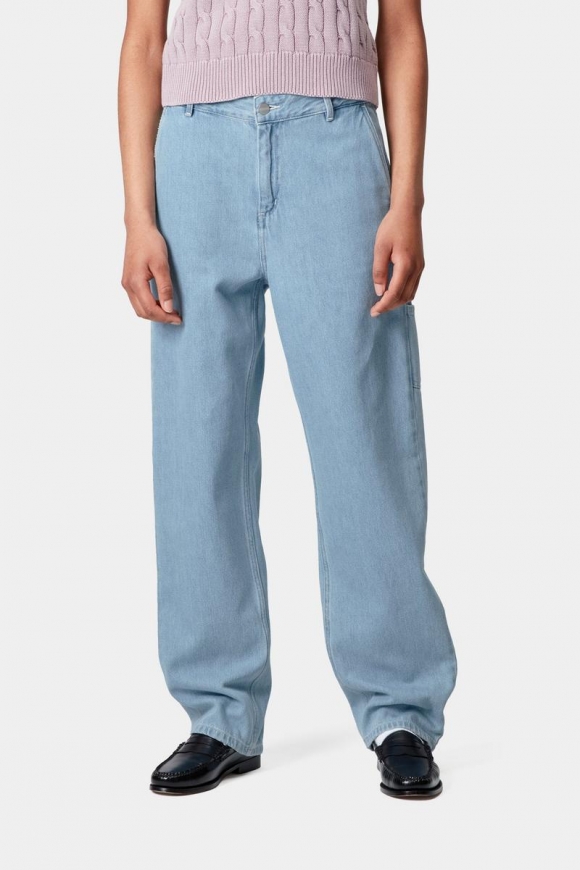 Carhartt Pierce Pant Straight - Blau, Stein gebleicht Carhartt Pierce Pant Straight - Blau, Stein gebleicht