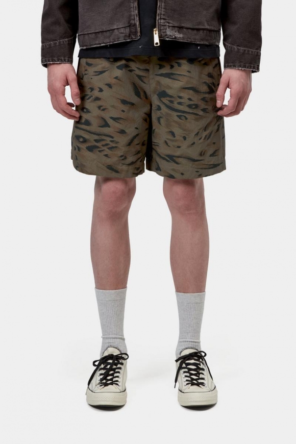 Carhartt Travon Short - Entenfederdruck, Zypresse / Schwarz Carhartt Travon Short - Entenfederdruck, Zypresse / Schwarz