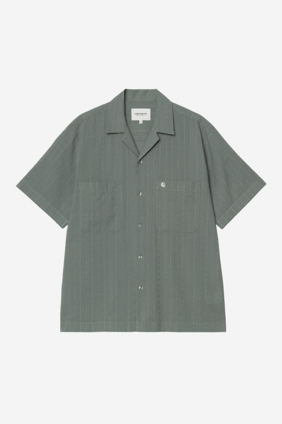 Carhartt S/S Gareth Shirt - Samtgrün Carhartt S/S Gareth Shirt - Samtgrün