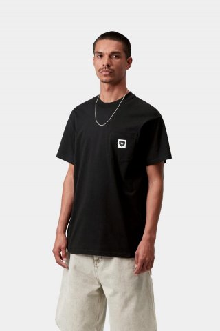 Carhartt S/S Pocket Heart T-Shirt - Schwarz / Schwarz Carhartt S/S Pocket Heart T-Shirt - Schwarz / Schwarz