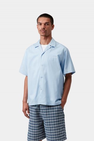 Carhartt S/S Delray Shirt - Ikaria / Weiß Carhartt S/S Delray Shirt - Ikaria / Weiß