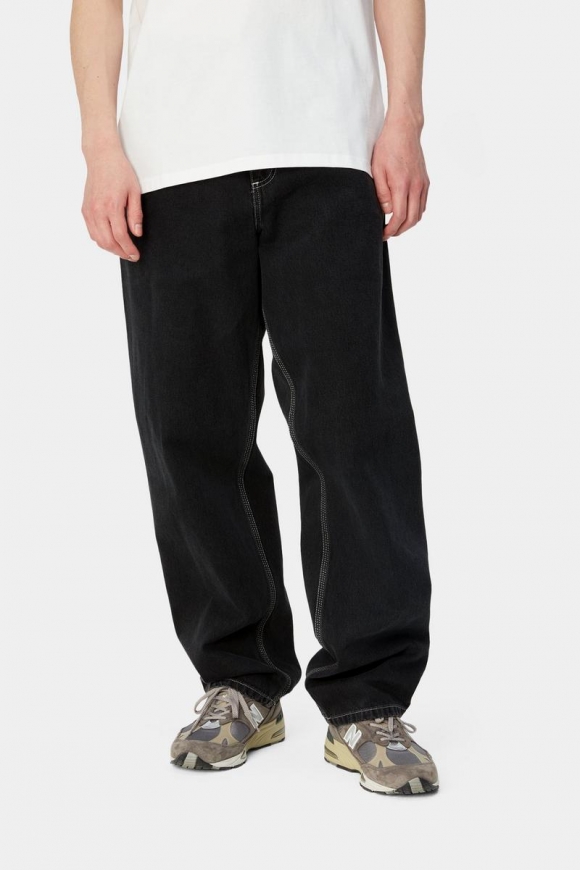 Carhartt Simple Pant - Schwarz, schwere Steinwäsche Carhartt Simple Pant - Schwarz, schwere Steinwäsche