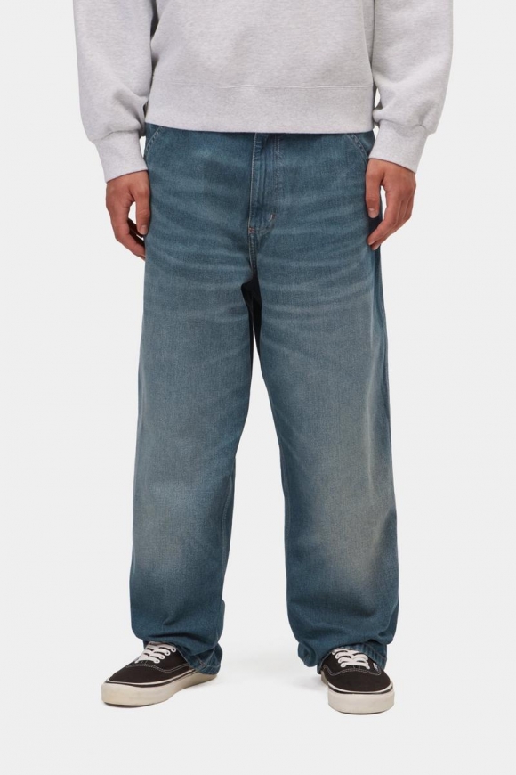 Carhartt Simple Pant - Blau, mittelschwer getragen Carhartt Simple Pant - Blau, mittelschwer getragen