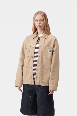 Carhartt OG Michigan Coat - Dusty H Brown / Dusty H Brown, Steinleinwand Carhartt OG Michigan Coat - Dusty H Brown / Dusty H Brown, Steinleinwand