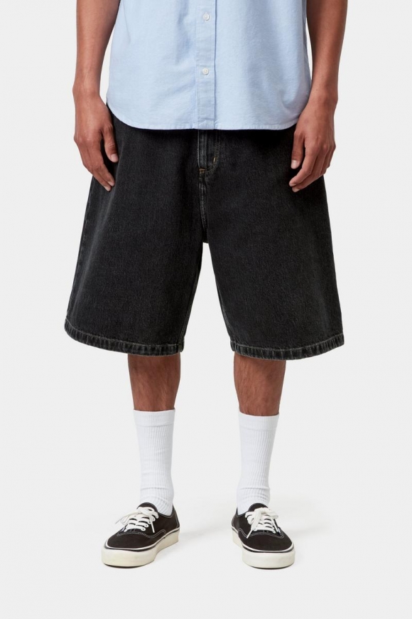 Carhartt Brandon Short - Schwarz, Stonewashed Carhartt Brandon Short - Schwarz, Stonewashed