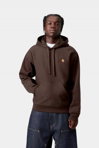 Carhartt Hooded American Script Sweatshirt - Palisander