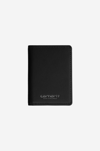 Carhartt Vegas Fold Cardholder - Schwarz / Silber Carhartt Vegas Fold Cardholder - Schwarz / Silber