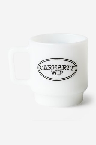 Carhartt Hugging Cats Glass Mug - Weiß Carhartt Hugging Cats Glass Mug - Weiß