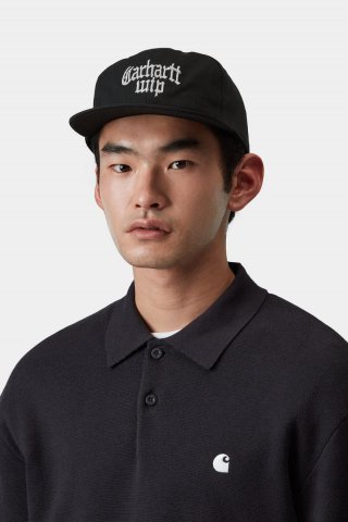 Carhartt Blackletter Cap - Schwarz Carhartt Blackletter Cap - Schwarz