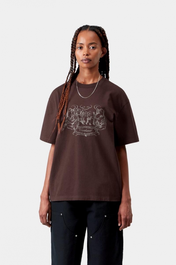 Carhartt S/S Chez WIP T-Shirt - Palisander, Steingewaschen Carhartt S/S Chez WIP T-Shirt - Palisander, Steingewaschen