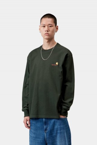 Carhartt L/S American Script T-Shirt - Rabe