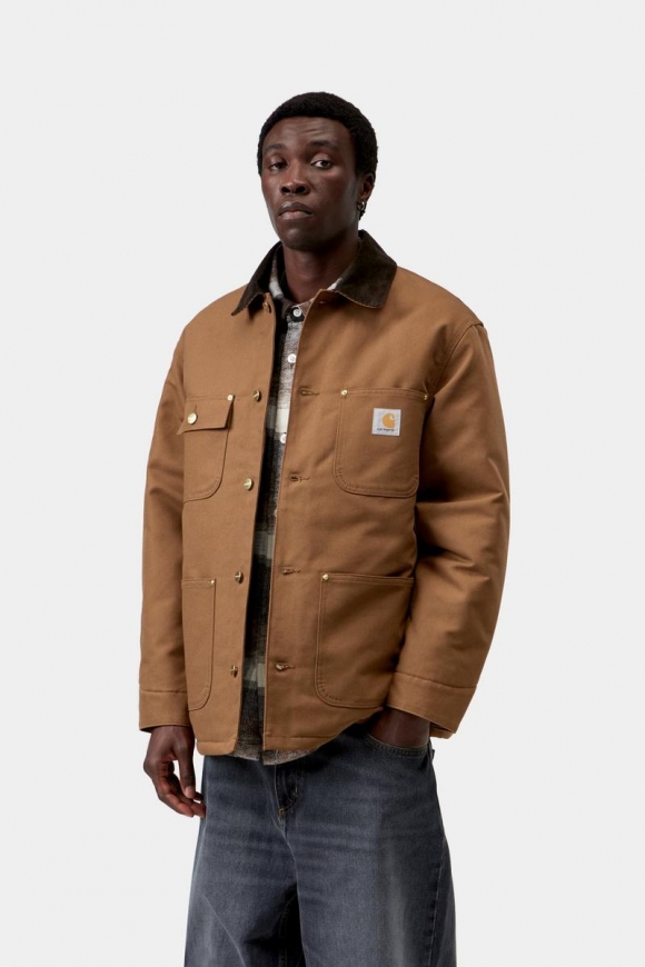 Carhartt OG Chore Coat - WIP H Braun / Tabak, starr