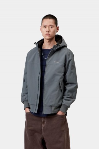Carhartt Hooded Sail Jacket - Styx / Weiß Carhartt Hooded Sail Jacket - Styx / Weiß