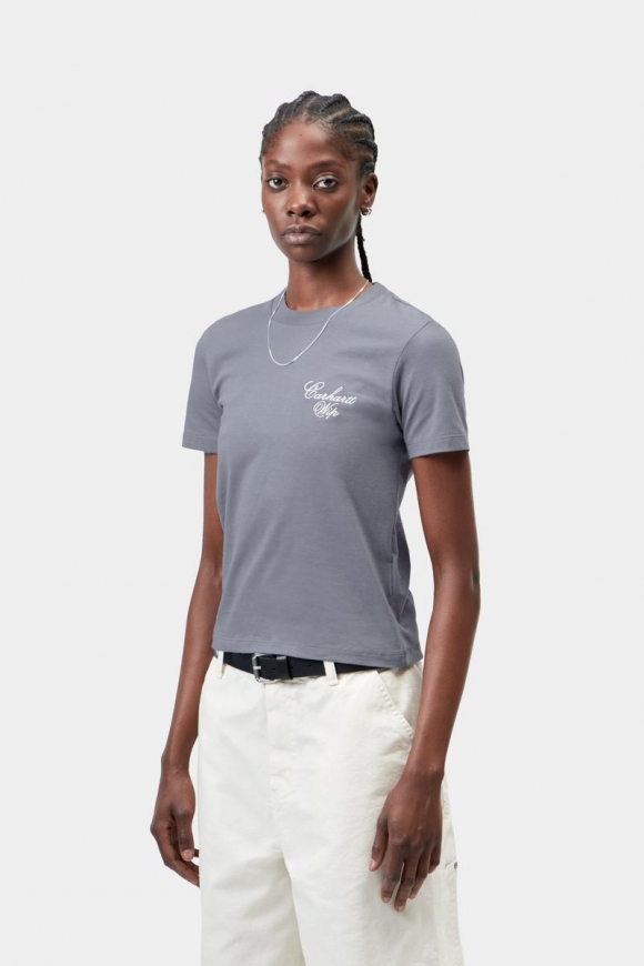 Carhartt S/S Gracious T-Shirt - Schattiges Blau Carhartt S/S Gracious T-Shirt - Schattiges Blau