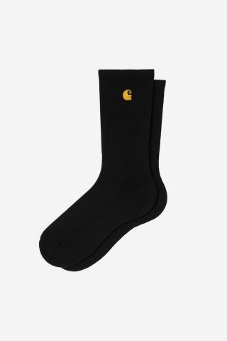Carhartt Chase Socks - Schwarz / Gold Carhartt Chase Socks - Schwarz / Gold