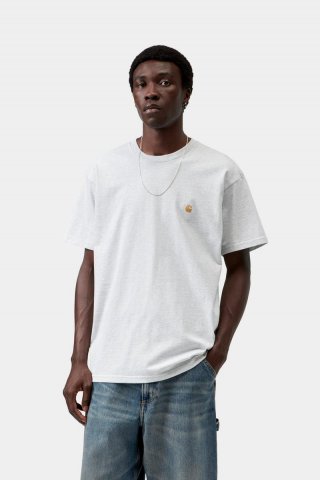 Carhartt S/S Chase T-Shirt - Aschenheide / Gold Carhartt S/S Chase T-Shirt - Aschenheide / Gold