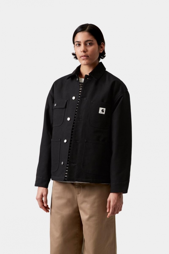 Carhartt OG Michigan Coat - Schwarz / Schwarz, starr Carhartt OG Michigan Coat - Schwarz / Schwarz, starr