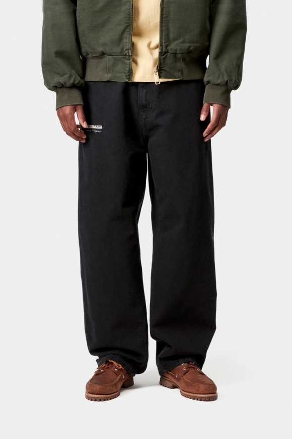 Carhartt OG Single Knee Graphic Pant - Schwarz, schwere Steinwäsche Carhartt OG Single Knee Graphic Pant - Schwarz, schwere Steinwäsche