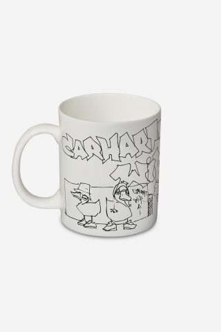 Carhartt Blinkerfluid Mug - Weiß / Schwarz Carhartt Blinkerfluid Mug - Weiß / Schwarz