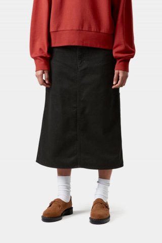 Carhartt Single Knee Skirt - Schwarz, Stonewashed Carhartt Single Knee Skirt - Schwarz, Stonewashed