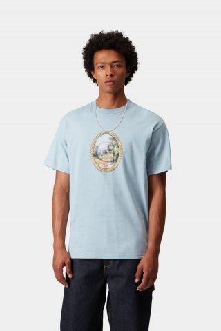 Carhartt S/S Mirror T-Shirt - Blauer Nebel Carhartt S/S Mirror T-Shirt - Blauer Nebel