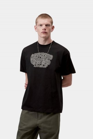 Carhartt S/S Tipsy Type T-Shirt - Schwarz Carhartt S/S Tipsy Type T-Shirt - Schwarz