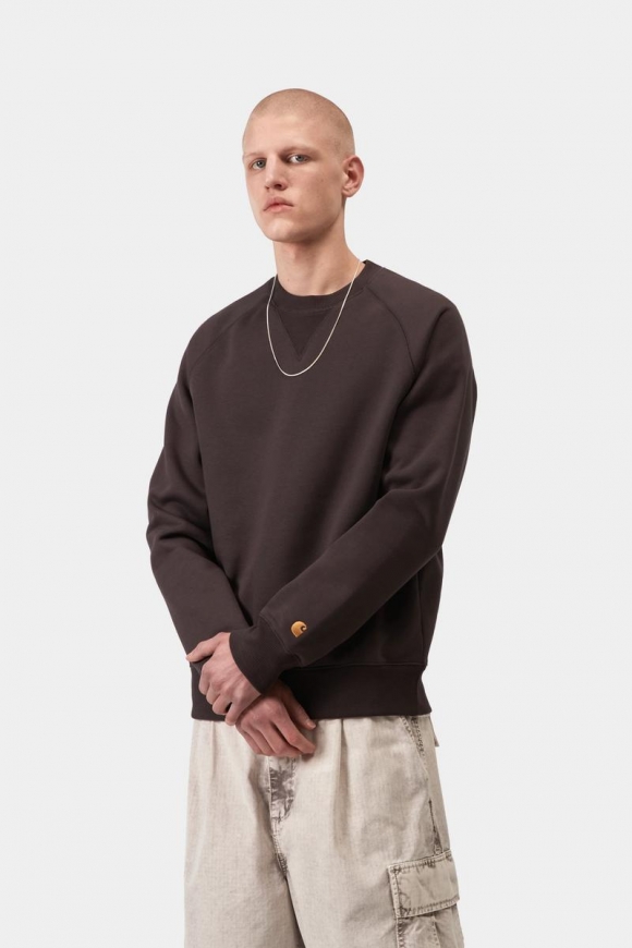 Carhartt Chase Sweatshirt - Schiefer / Gold Carhartt Chase Sweatshirt - Schiefer / Gold