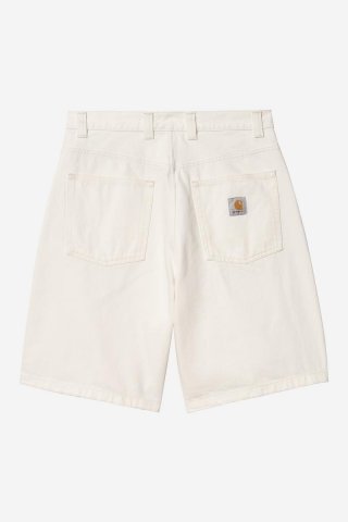 Carhartt Brandon Short - Weiß, gespült Carhartt Brandon Short - Weiß, gespült