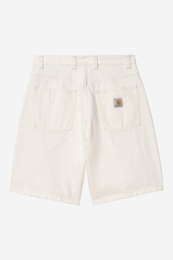 Carhartt Brandon Short - Weiß, gespült Carhartt Brandon Short - Weiß, gespült