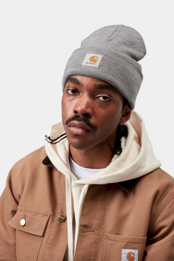 Carhartt Acrylic Watch Hat - Graues Heidekraut Carhartt Acrylic Watch Hat - Graues Heidekraut