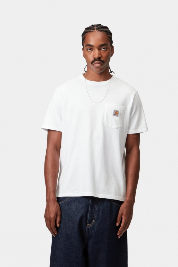 Carhartt S/S Pocket T-Shirt - Weiß Carhartt S/S Pocket T-Shirt - Weiß