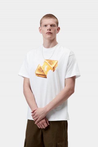 Carhartt S/S Cheese Toast T-Shirt - Weiß Carhartt S/S Cheese Toast T-Shirt - Weiß
