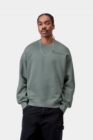 Carhartt Punched Sweatshirt - Samtgrün Carhartt Punched Sweatshirt - Samtgrün