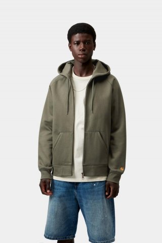 Carhartt Hooded Chase Jacket - Blatt / Gold Carhartt Hooded Chase Jacket - Blatt / Gold