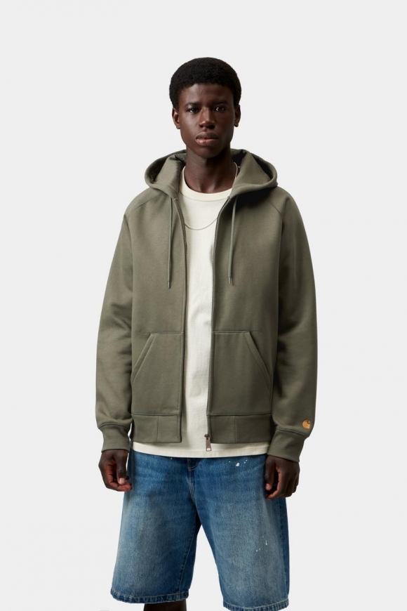 Carhartt Hooded Chase Jacket - Blatt / Gold Carhartt Hooded Chase Jacket - Blatt / Gold