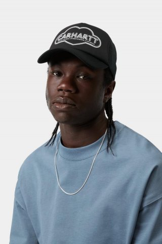 Carhartt Cloud Heart Trucker Cap - Schwarz Carhartt Cloud Heart Trucker Cap - Schwarz