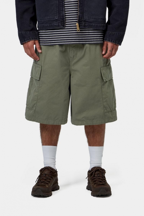 Carhartt Mandler Cargo Short - Blatt, stückgefärbt Carhartt Mandler Cargo Short - Blatt, stückgefärbt