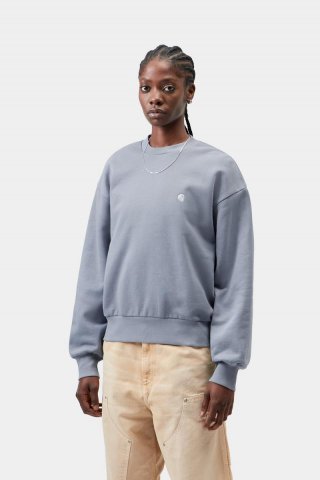 Carhartt Casey Sweatshirt - Schattiges Blau / Silber Carhartt Casey Sweatshirt - Schattiges Blau / Silber