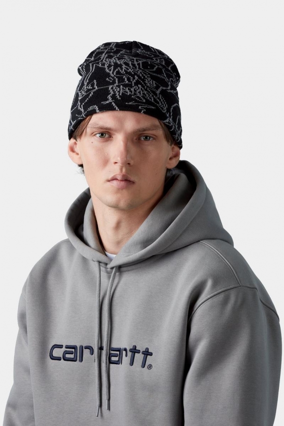 Carhartt Blinkerfluid Beanie - Schwarz / Wachs Carhartt Blinkerfluid Beanie - Schwarz / Wachs
