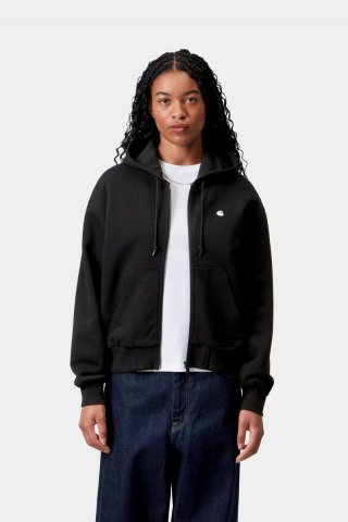 Carhartt Hooded Casey Jacket - Schwarz / Silber Carhartt Hooded Casey Jacket - Schwarz / Silber